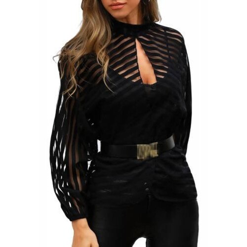 Blusa Dama Sexy Malla Transparente Mpb-598 