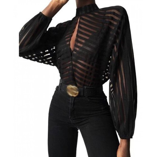 Blusa Dama Sexy Malla Transparente Mpb-598 