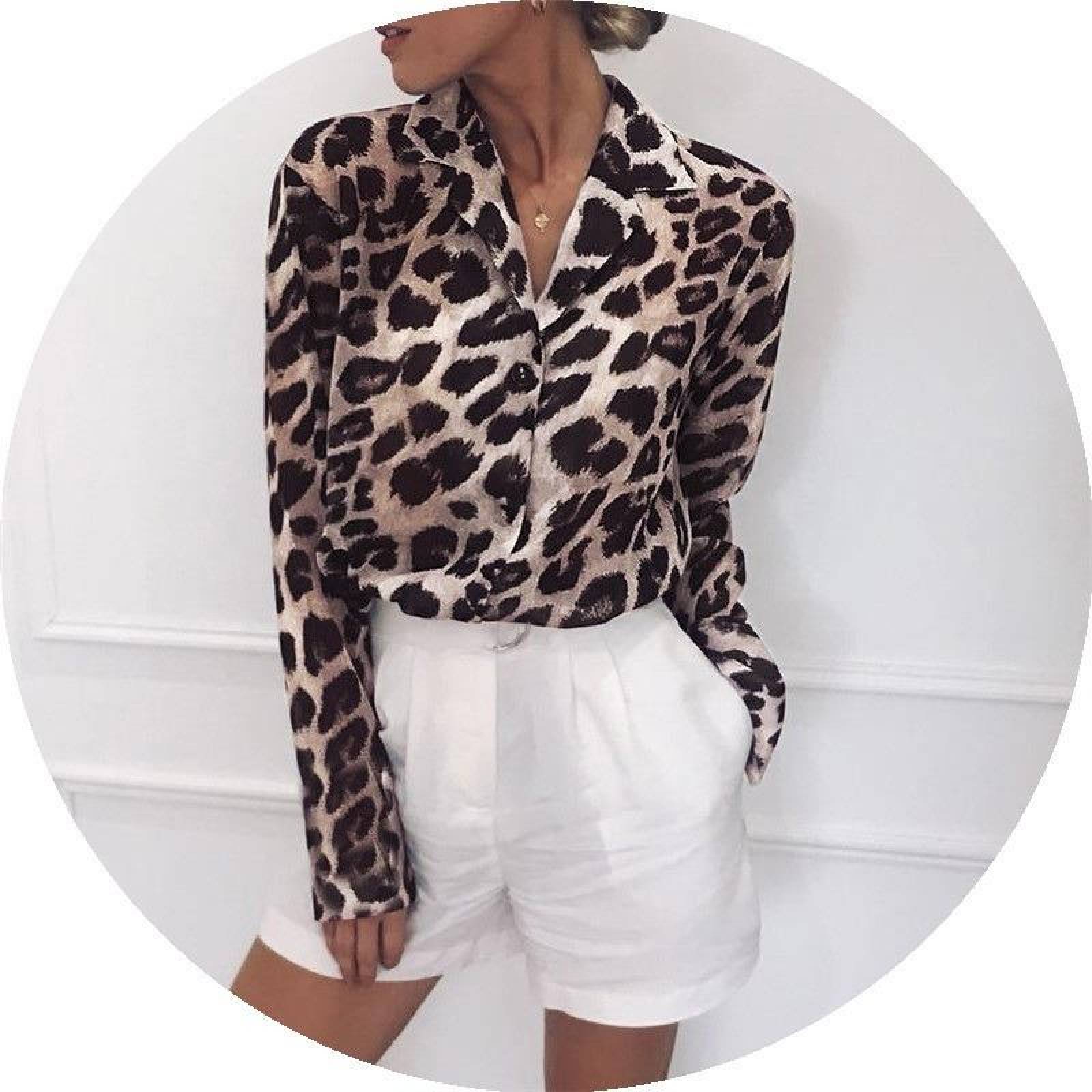 blusa leopardo mujer