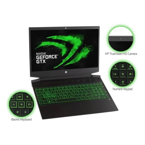 Laptop Gamer Hp 15.6 Ryzen 5 8g Gtx1650 256 Ssd + Audifonos 