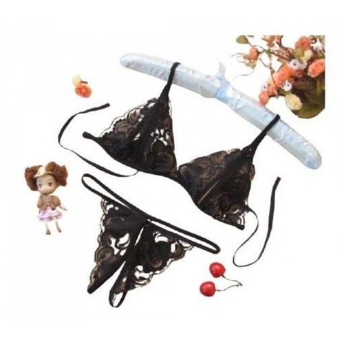Lencería Para Mujer Sexy Blanco Y Negro Moda V-107 