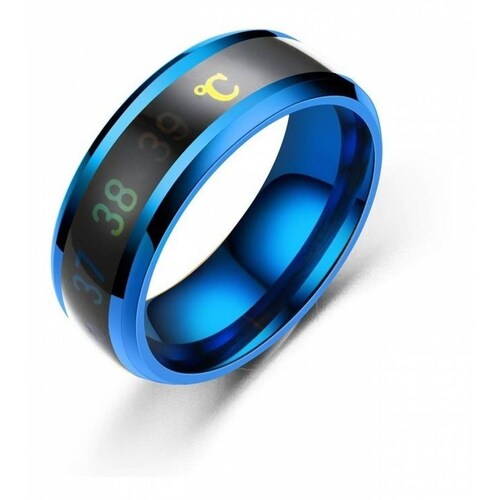 Anillo Inteligente Acero Inoxidable Mide Temperatura J-011 