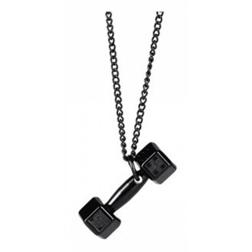 Collar Cadena De Pesas Gimnasio Fitness Acero A-184 Negro