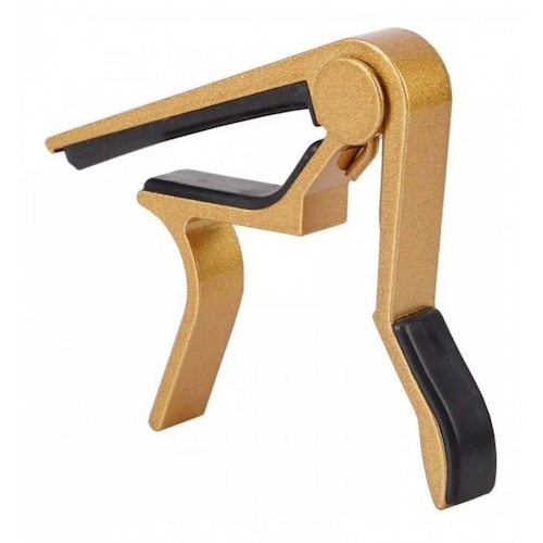 Capotraste Para Guitarra De Pinza Aleación Aluminio Mpb-429 Amarillo