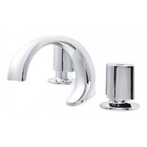 Llave Mezcladora Para Lavabo Duomando 22.5 X 15 Cm Latón 