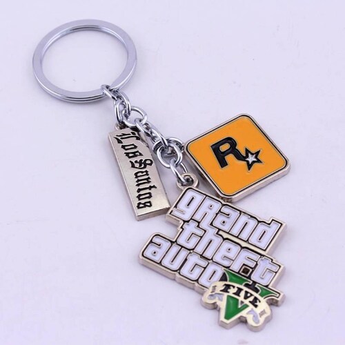 Llavero Videojuego GTA Rockstar A-074 