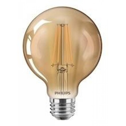 Foco Led Bulbo 4.5 Watts 300 Lúmenes Luz Cálida Ámbar 