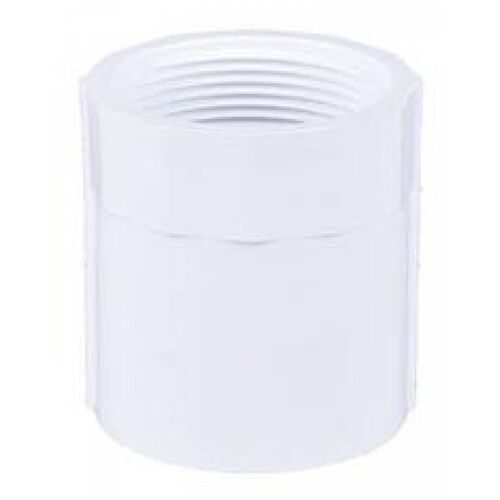 Adaptador Hembra 1 1/2 Pulgada Blanco Dura 