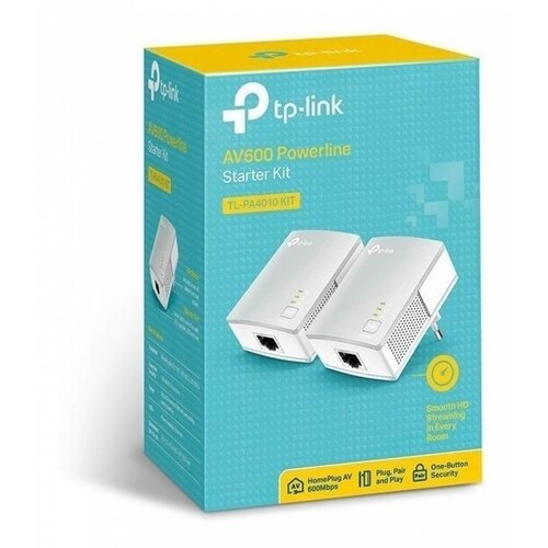 Kit Powerline Tp-link/av600/plug&play/tl-pa4010 Kit 