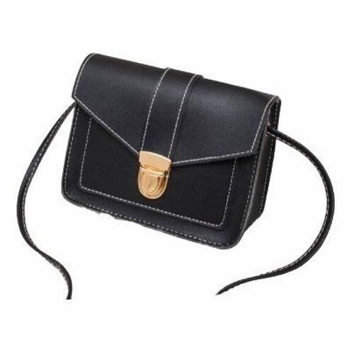Bolsa A La Moda De Un Hombro Elegante V-145 Negro