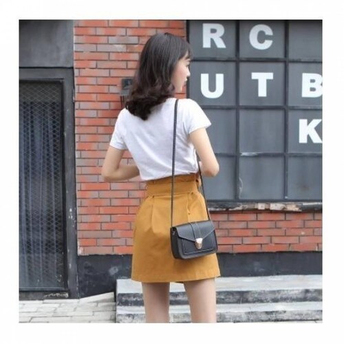 Bolsa A La Moda De Un Hombro Elegante V-145 Negro