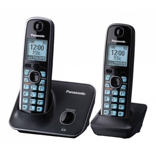 Teléfono Panasonic/inalám/pant 1.8''/alta Dig./negro 