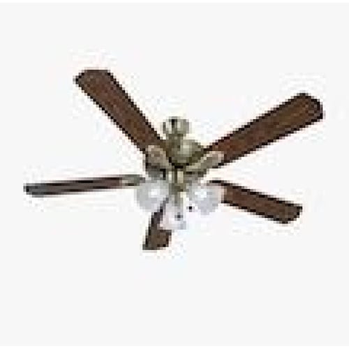Ventilador De Techo Glendale 52 Pulgadas Café Latón 