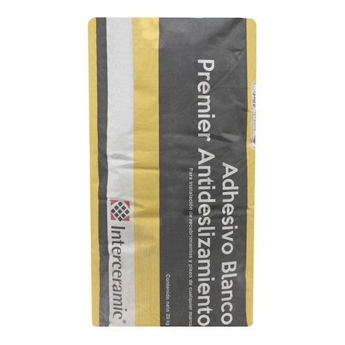 Adhesivo Premier Antideslizamiento Para Piso Blanco 20 Kg 