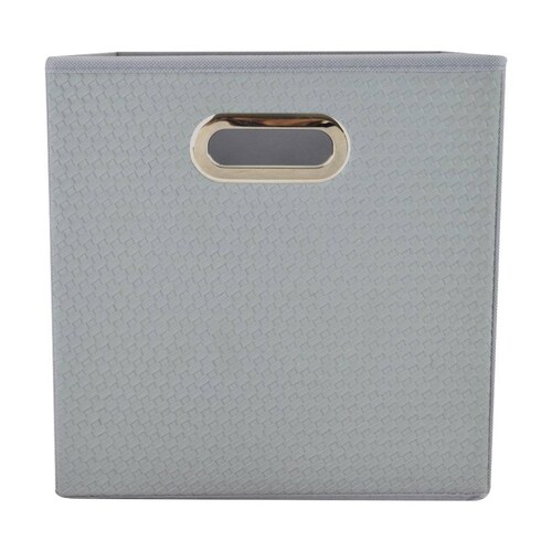 Gaveta Cubo Plegable 27 X 27 X 28 Cm Gris 