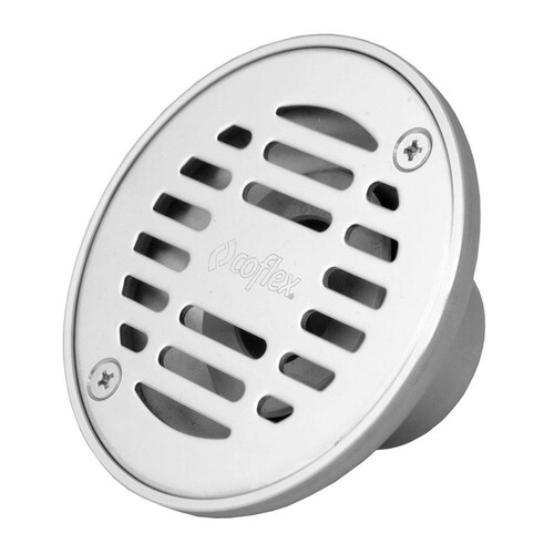 Coladera Redonda 10 Cm Plata Coflex 
