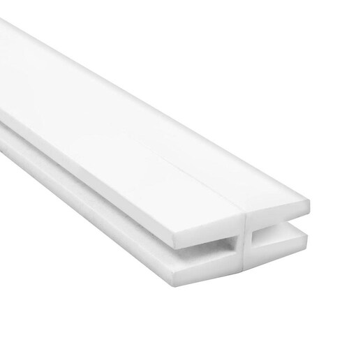 Moldura H De Pvc Blanca 1.26 Kg 