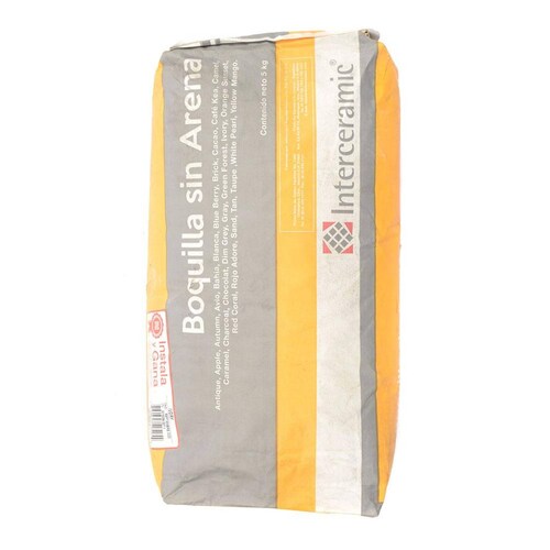 Boquilla Sin Arena Gris Claro/ivory 5 Kg 