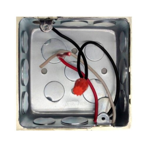 Caja Galvanizada Cuadrada De 4x4 (10.2 X 10.2 Cm) 