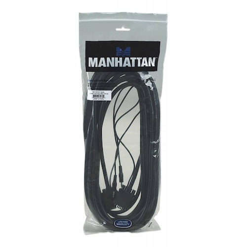 Cable Svga Con Audio M-m 10m Negro Manhattan 324359 