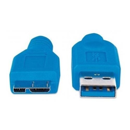 Cable Manhattan Usb 3.0 A Macho - Micro B Macho 2.0m Azul 