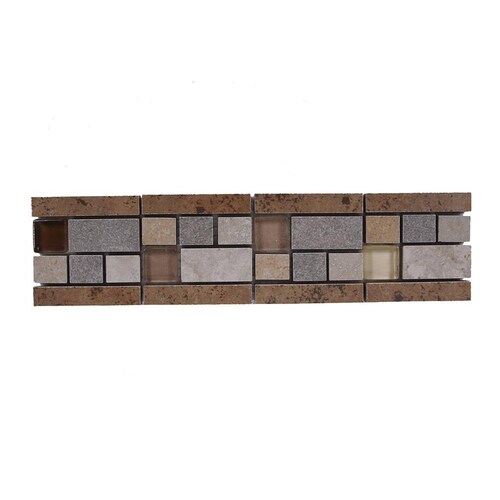 Cenefa Salerno Daltile De 7.6 X 29.3 Cm 3 pzas 