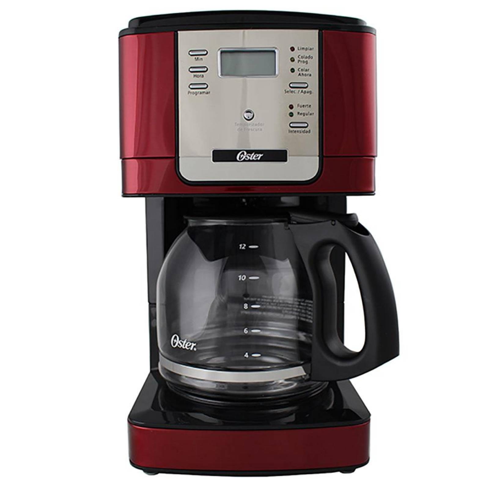 Cafetera Programable Oster 12 Tazas Roja | Walmart en línea
