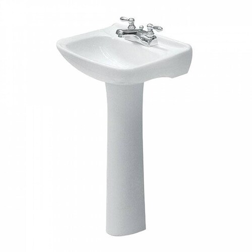 Lavabo Con Pedestal Blanco Orion 