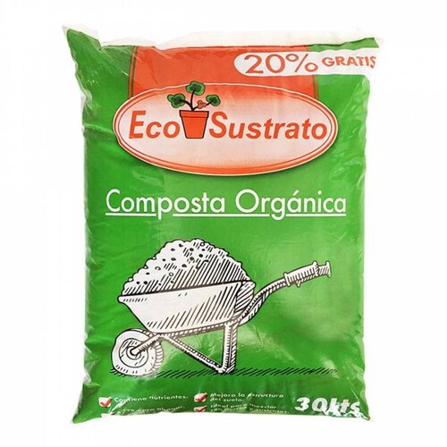 Composta Orgánica De 30 L Verde Pisumma 