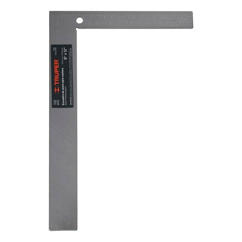 Escuadra Para Cantero 8 X 12 Pulgadas Acero Truper 