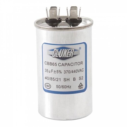 Capacitor De Trabajo, 35mf, 440vac 