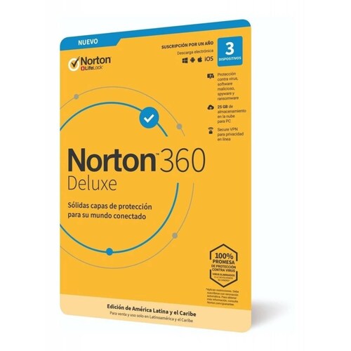 Norton 360 Deluxe 3dv 1yr (tmnr-033) 
