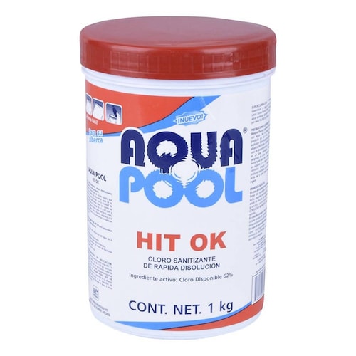 Cloro Sanitizante Hit Ok 1 Kg Aqua Pool 