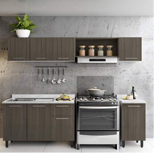 Cocina Toscana 2.40 M Roble Dakar 