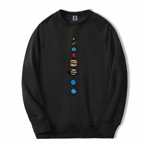 Sudadera estampado planetas vertical varios colores A-067 