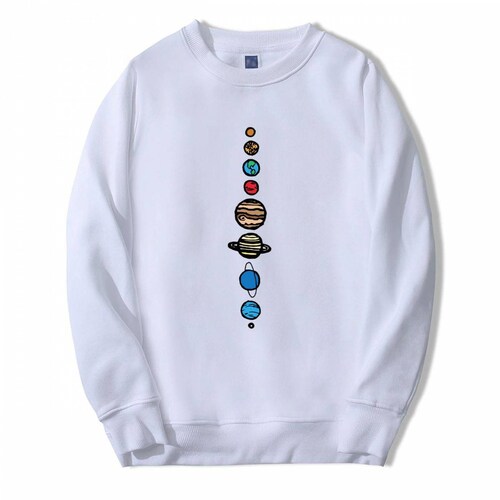 Sudadera estampado planetas vertical varios colores A-067 