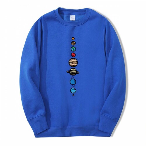 Sudadera estampado planetas vertical varios colores A-067 