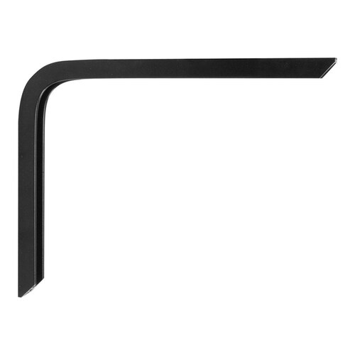 Ménsula Decorativa 20 Cm Negra 80 Kg 