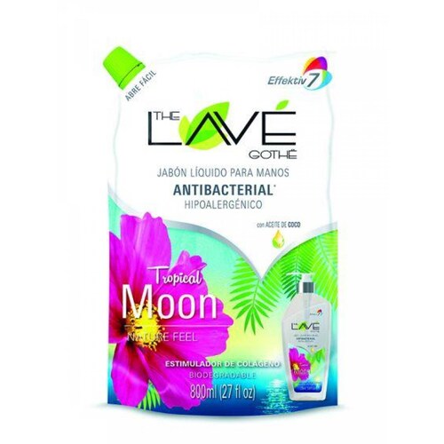 Jabon Liq Manos Refill Tropical Moon 800 ml 