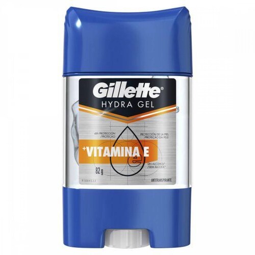 Antitranspirante Gillette Hydra Gel Vit e 82 gr 