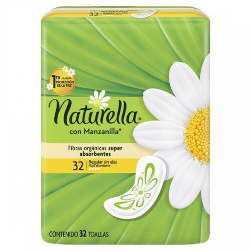 Naturela Normal Naturella Normal sin Alas 32 pz Naturella Normal