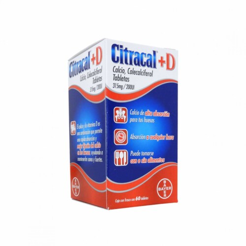 Citracal+D Calcio + Vitamina D 60 pz 