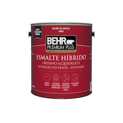 ESMALTE HÍBRIDO DE 931 ML BLANCO 