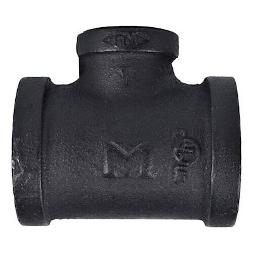 TEE REDUCCIÓN 1 X 1/2 PULGADA NEGRO SOUTHLAND 