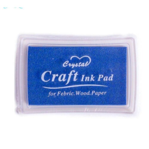 Almohadilla Sello De Tinta De Colores Papel Madera Diy V-142 Azul Azul degradado