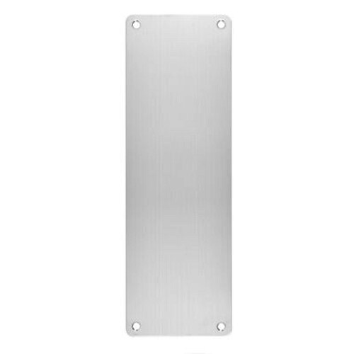 PLACA DE EMPUJE 30 X 10 CM PLATA 