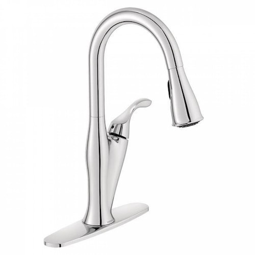 LLAVE MEZCLADORA MONOMANDO DE COCINA BENTON MOEN CROMO 