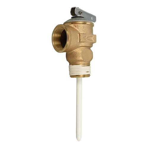 VÁLVULA DE ALIVIO PARA BOILER 3/4 DE PULGADA DORADO COFLEX 