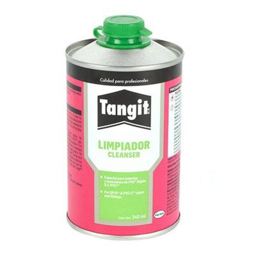 TANGIT LIMPIADOR PARA TUBERÍAS DE PVC TRANSPARENTE 240 ML 