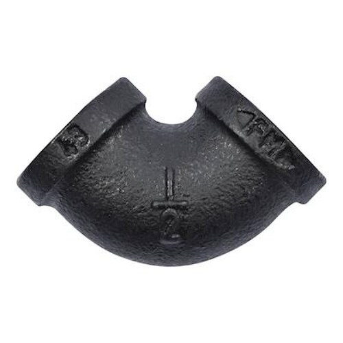 CODO DE 90 GRADOS 1/2 PULGADA NEGRO SOUTHLAND 